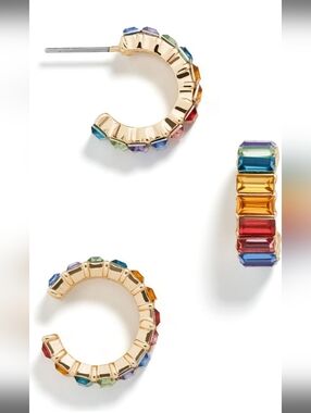 BaubleBar Alidia Ear Cuff & Hoop Earring Set